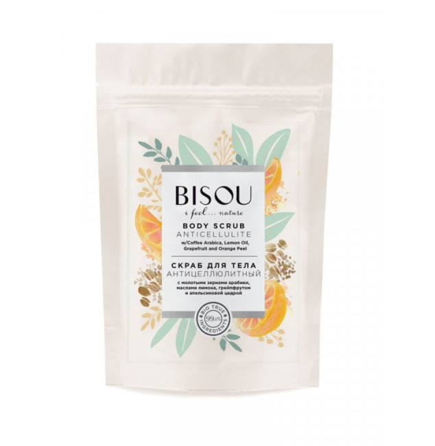 detail Tělový peeling proti celulitidě 200g Bisou