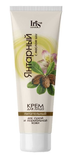detail Krém na obličej Jantarový s bambuckým máslem 100ml IRIS