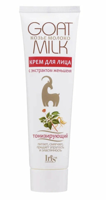detail Krém na obličej s extraktem ženšenu 100ml Kozí mléko IRIS