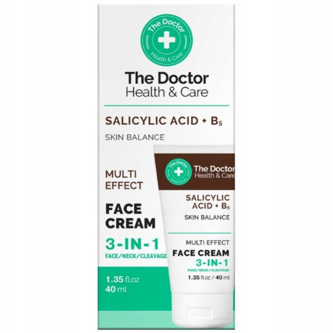 detail Krém na obličej 3 v 1 SALICYLIC ACID + B5 40ml The Doctor