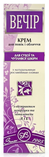 detail Krém na oči a obličej Večer 40ml Heler Kosmetiks