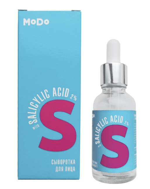 detail Sérum na obličej s kyselinou salicylovou 30g Modum
