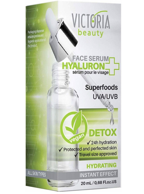detail Hydratační pleťové sérum Hyaluron+ 20ml Victoria Beauty