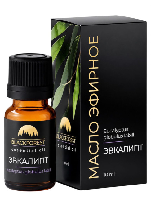 detail Éterický olej Eukalyptus 10 ml BlackForest