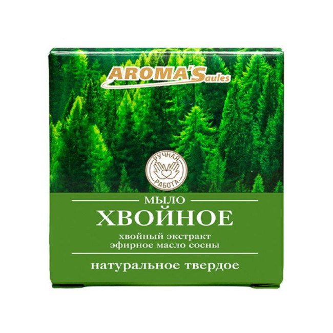 detail Přírodní tuhé mýdlo Jehličnaté 80 g Aroma Saules