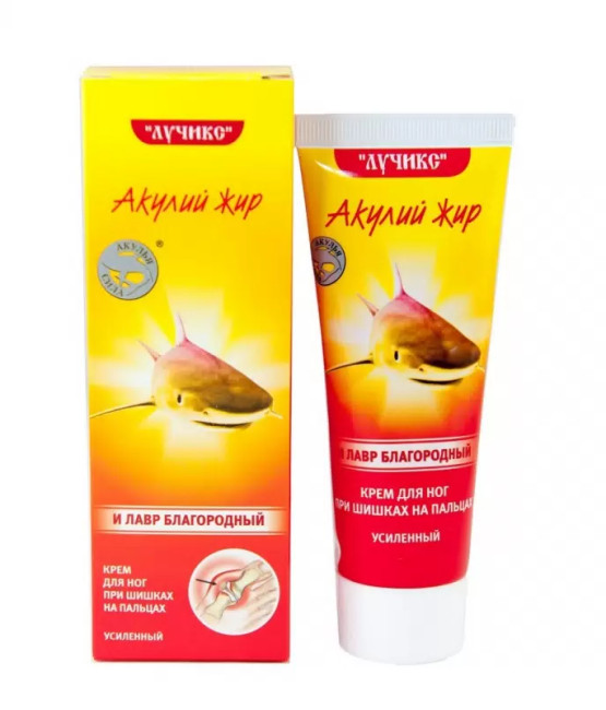 detail Krém na nohy se žraločím tukem 75ml