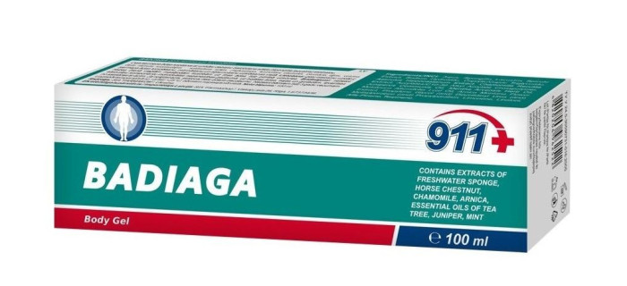 detail Tělový gel Badyaga 100ml 911