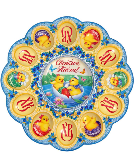 detail Podstavec na Velikonoční vejce 30cm 12ks