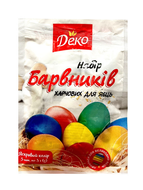 detail Sada barev na velikonoční vejce 5*3g