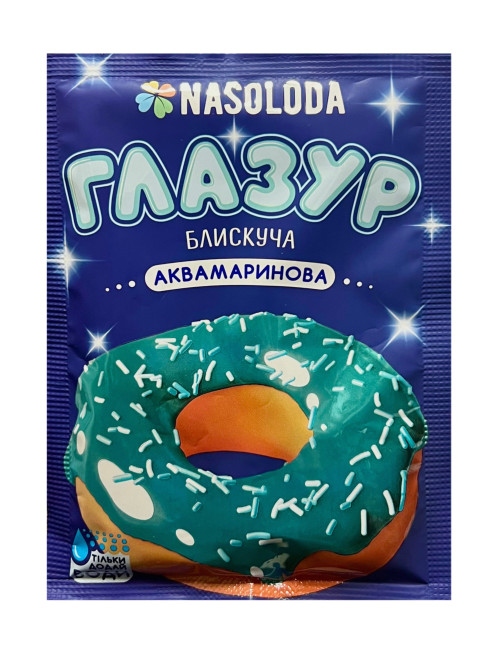 detail Glazura akvamarinová lesklá 65g