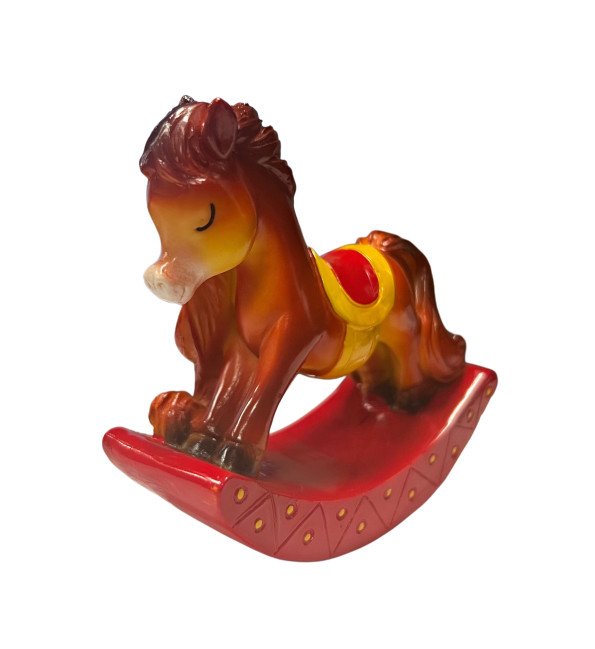 detail Soška „Houpací koník“, 9×8×3 cm