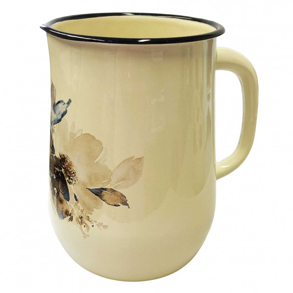 detail Smaltovaný džbán bežový (kuvšin) Jasmín 2,5L