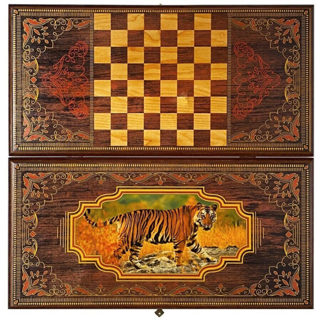 detail Stolní hra Nardy Tygr 400x200mm