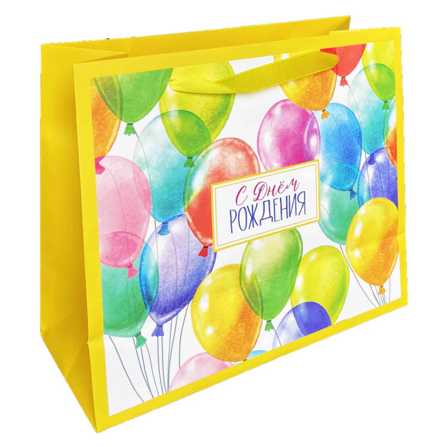 detail Dárková taška S dnem rozdenija 27x23cm