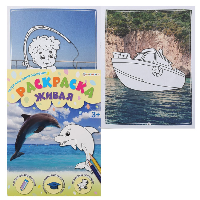 detail Raskraska Zhivaya: Morskie priklyucheniya