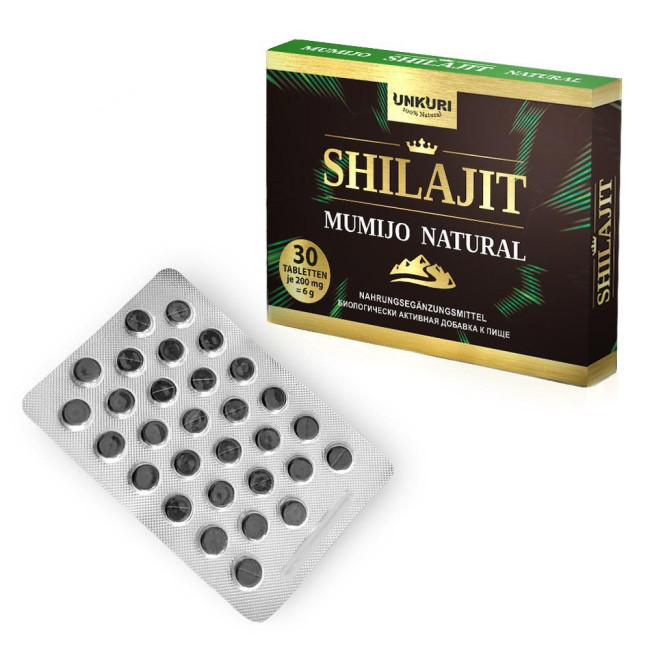 detail Mumio Shilajit Natural 30 tablet Unkuri