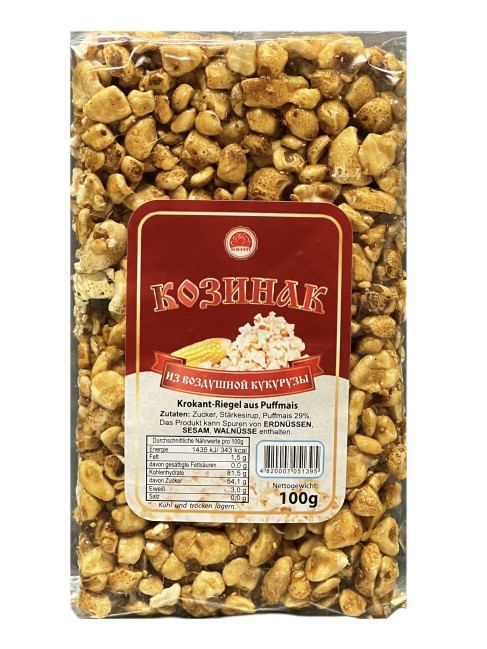 detail Kozinák z popcornu 100 g Schanti