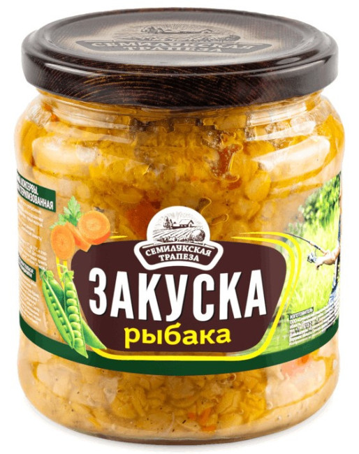 detail Zeleninová svačina 460g Zakuska rybaka
