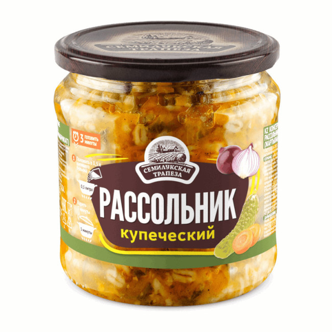 detail Polévka Rassolnik kupečeskij 460g Semilukskaja Trapeza