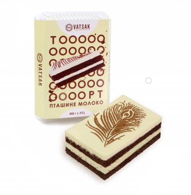 detail Dort „Ptačí mléko“ 400g mrařený Vatsak