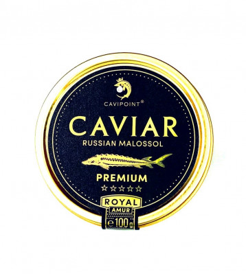 Černý kaviár Premium Siberian 100g (plech)