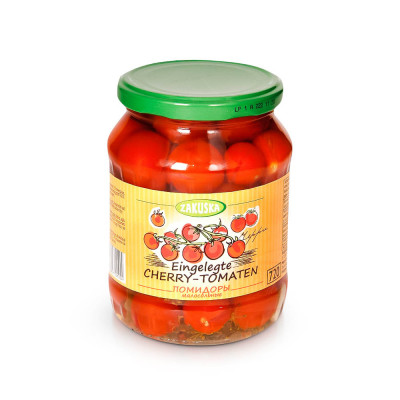 Nakládaná rajčata cherry 680g Zakuska