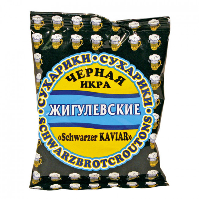 detail Suchariky Černý kaviár 50g Zhigulevskie