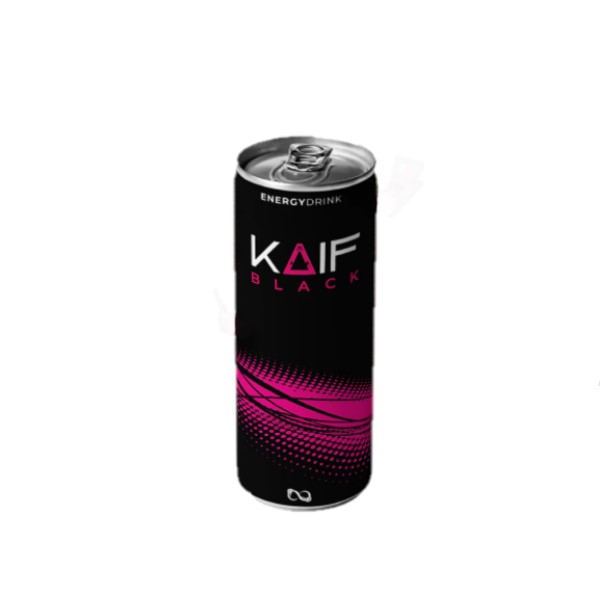 Kaif Black Energy drink 250ml KOLOBOK