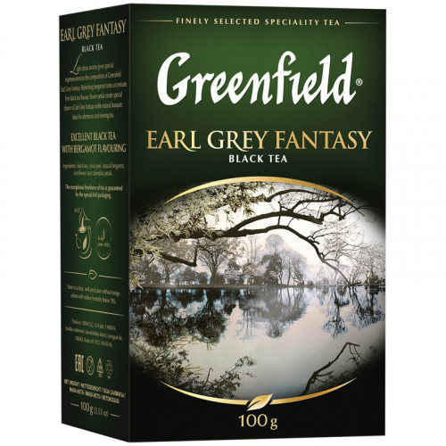 Sypaný černý čaj Earl Grey Fantasy 100g Greenfield