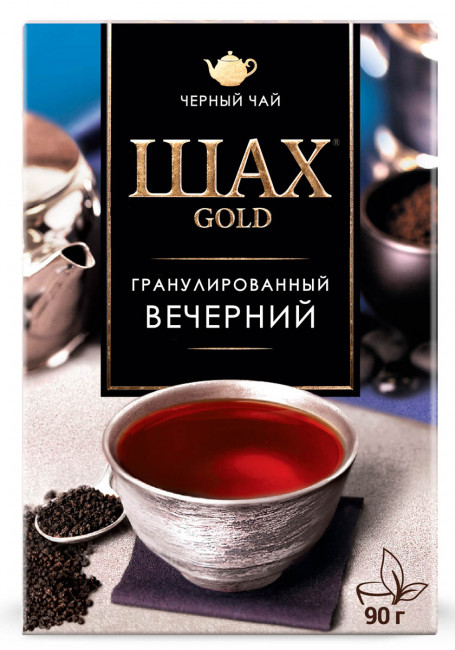 detail Černý čaj Šach Gold 230g