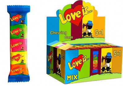 Žvýkačka Love is... 5x4,2g