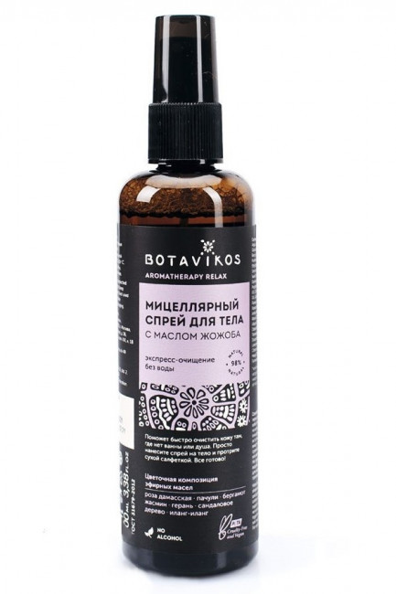 detail Micelární tělový sprej jojobový olej 100ml Botavikos