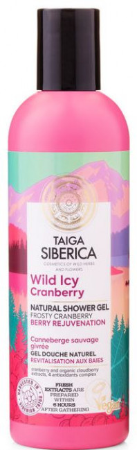 detail Sprchový gel Wild Icy Cranberry 270ml Natura Siberica