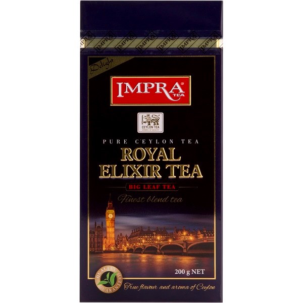 detail Impra černý čaj Royal Elexir Tea 200g