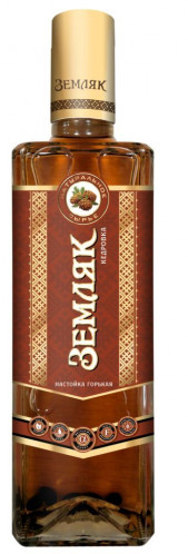 Vodka Kedrovka 40% 0,5L Zemljak