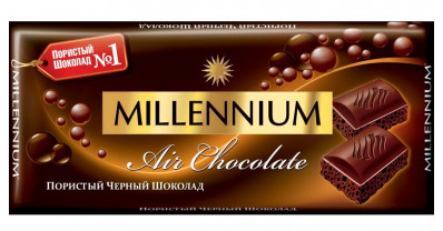 Černá bublinková čokoláda Millennium 90g