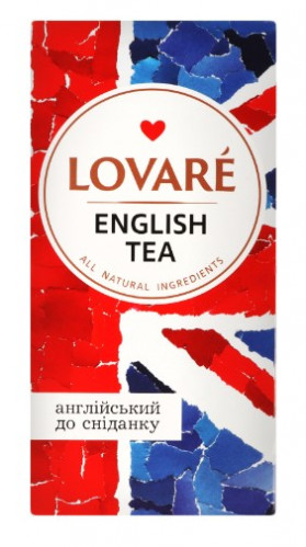Černý čaj English tea 24*2g Lovaré
