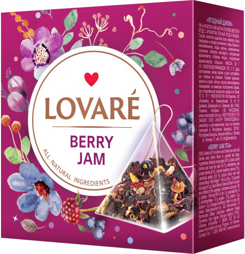 Čaj Berry Jam 15*2g Lovaré