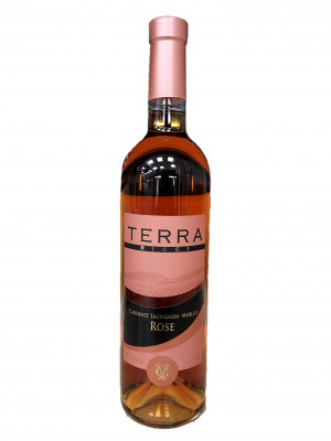 Růžové polosladké víno TERRA RICCI 0,75L