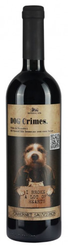Červené suché víno Cabernet Sauvignon 0,75L DOG