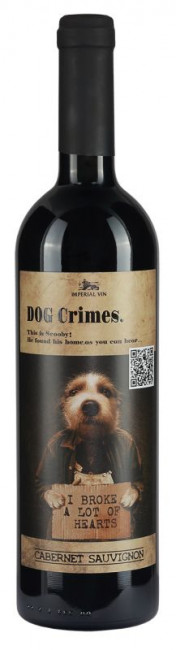 detail Červené suché víno Cabernet Sauvignon 0,75L DOG