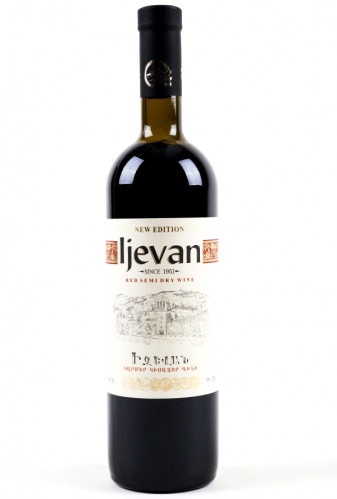 Polosuché červené víno Ijevan 0,75L