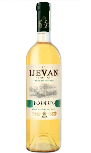 detail Polosladké bílé víno Ijevan 0,75L