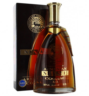 Armenian brandy MANE X.O. 8let 0,5L