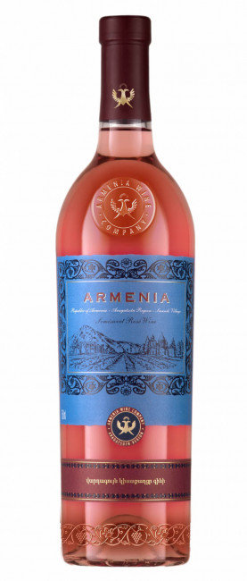 detail Polosladké růžové víno 0,75L Armenia