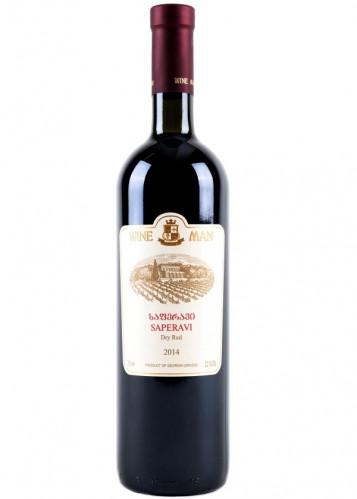 Červené víno Saperavi 0,75L WineMan