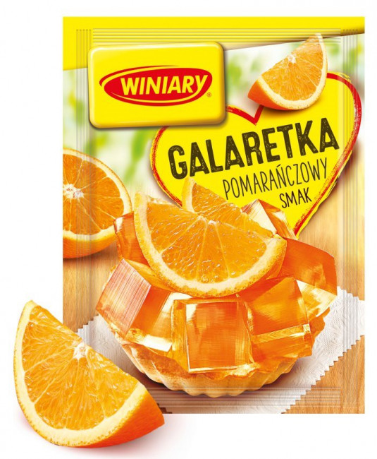 detail Želé s pomerančovou příchutí 75g Galaretka