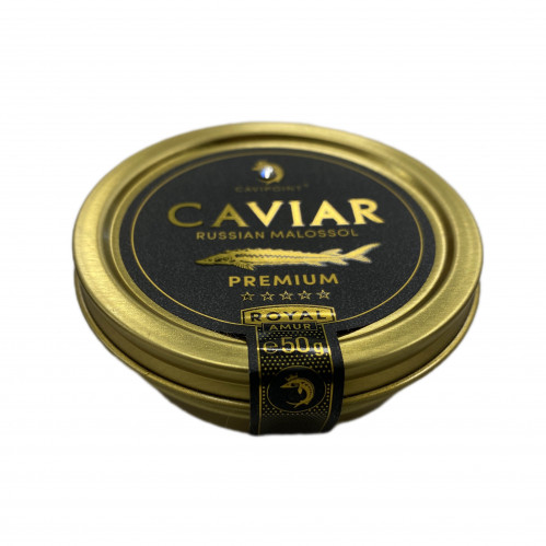 Kaviár černý Royal Diamand 50g (plech) Cavipoint