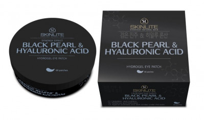 Hydrogelové náplasti 162g Black Pearl and Hyaluronic Acid 60ks Skinlite