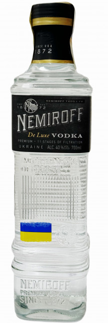 detail Vodka De Luxe 0,7L 40% Nemiroff